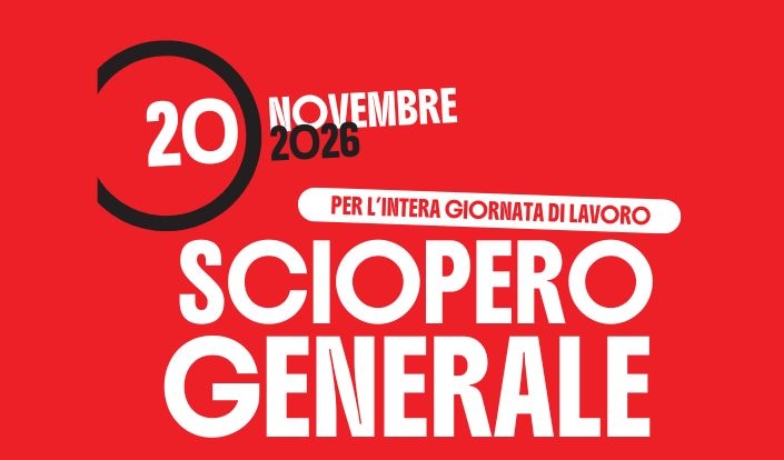 Il 20 novembre sciopero generale