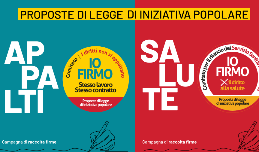 Diritto alla salute e appalti equi. Le due proposte di legge sostenute dalla Cgil