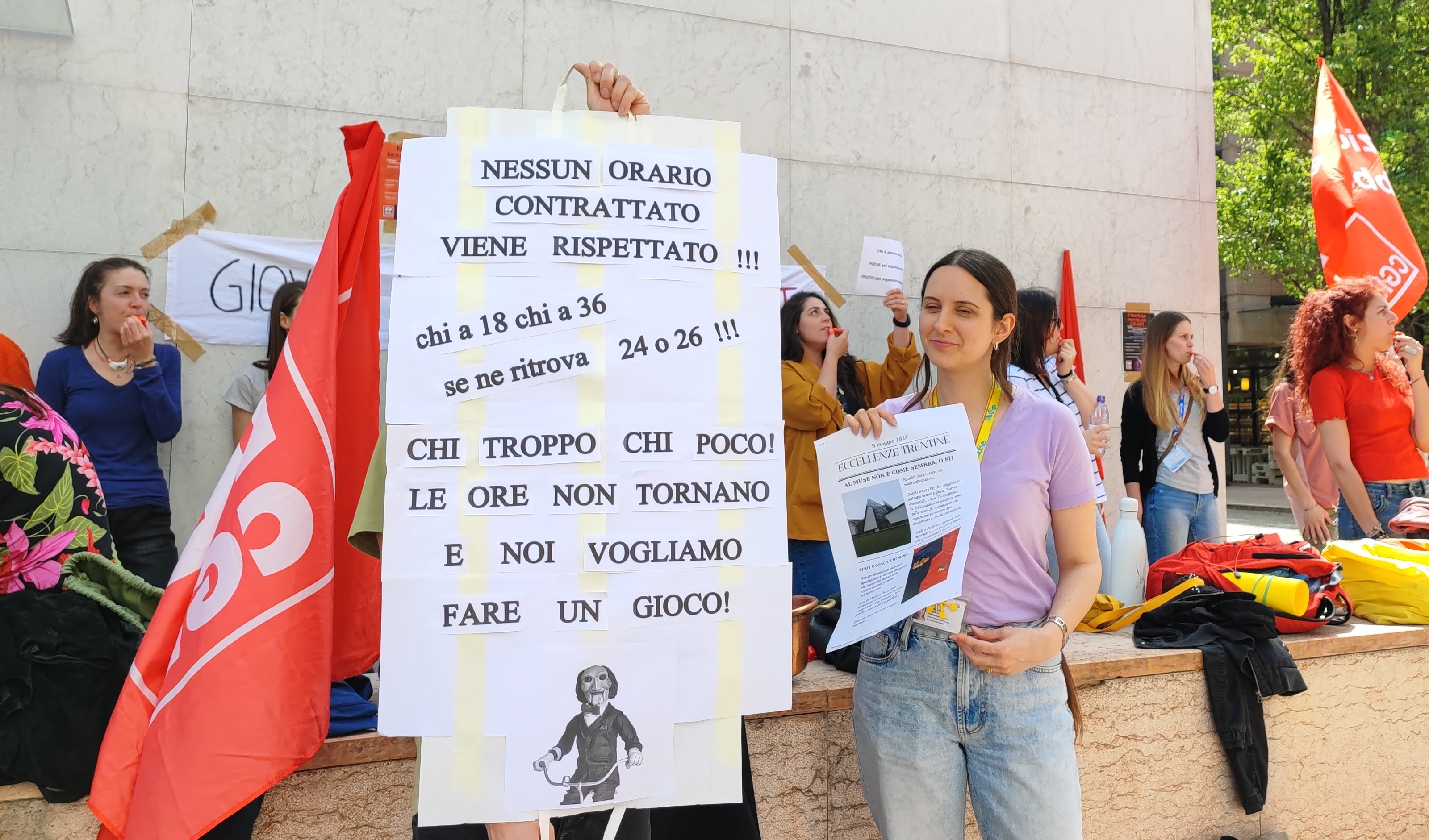 Muse. La protesta delle lavoratrici e dei lavoratori