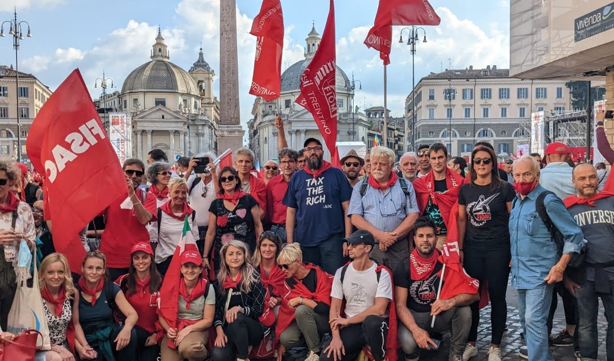 ‘Italia, Europa ascoltate il lavoro’. Oggi duecento trentini a Roma